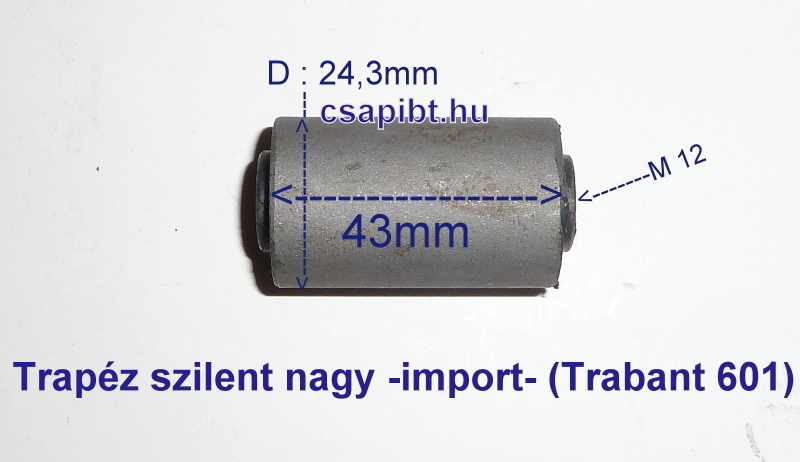 Trapéz szilent nagy import (Tr601)